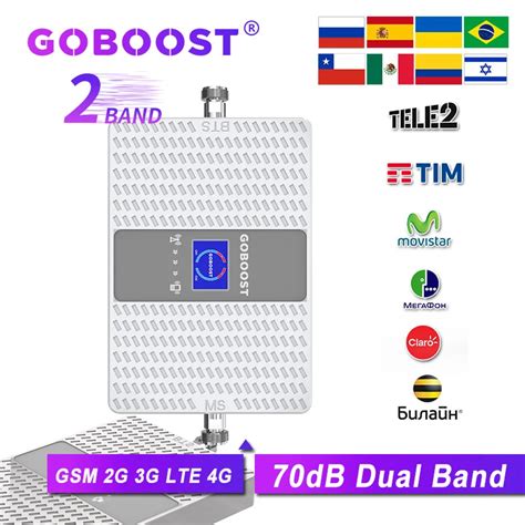 Goboost Sinal De Banda Dupla Impulsionador Gsm 2g 3g Lte 4g 900 1800