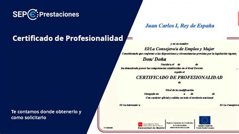 Qu Es Un Certificado De Profesionalidad Y C Mo Conseguirlo