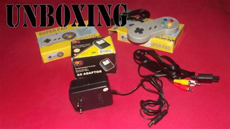 Unboxing Kit Completo Controle Fonte E Cabo Av Super Nintendo Snes