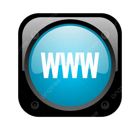 Black And Blue Glossy Web Icon In Icons Internet Icon Png