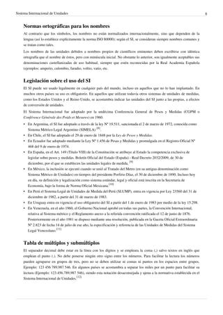 Sistema Internacional De Unidades Pdf