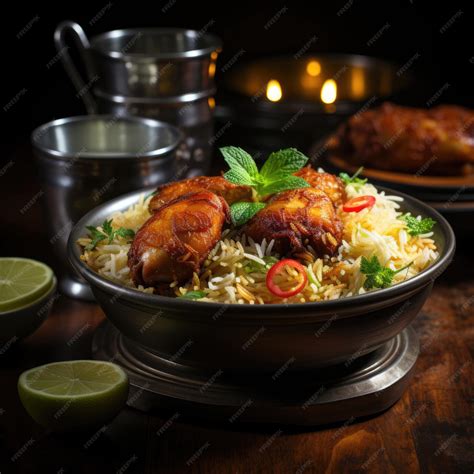 Premium Photo Chicken 65 Biryani Fragrant Rice Cooked With Spicy And