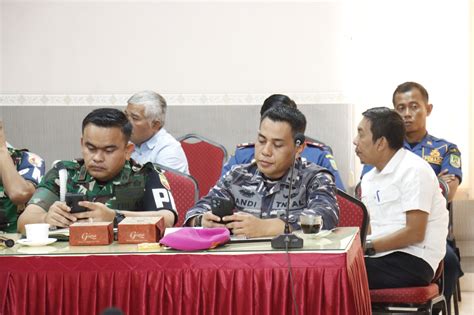 Komandan Yonmarhanlan Iv Batam Hadiri Rapat Koordinasi Kesiapan Pam