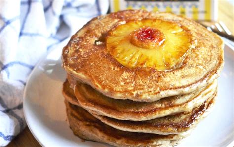 Pineapple Upside Down Pancakes Couple In The Kitchen