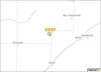 Kiron (United States - USA) map - nona.net