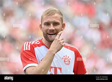 Konrad LAIMER FC Bayern Munich Gesture Action Single Image