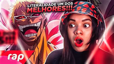 REAGINDO Ao Rap Do Doflamingo One Piece UM REI NERD HITS YouTube