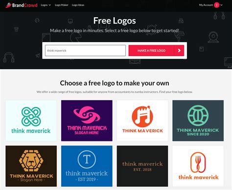 7 Best Free Logo Maker Websites To Create Your Own Logo ThinkMaverick