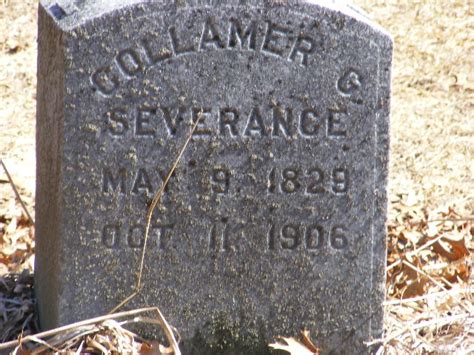 Collamer Gustavas Severance Find A Grave Memorial