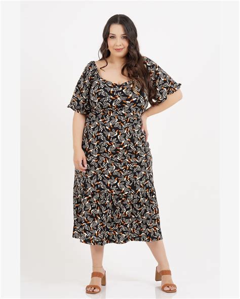 Riachuelo Vestido Plus Size Catarina Midi