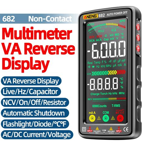 ANENG 681 682 683 Smart Multimeter 6000 Counts NCV Non Contact Diode AC