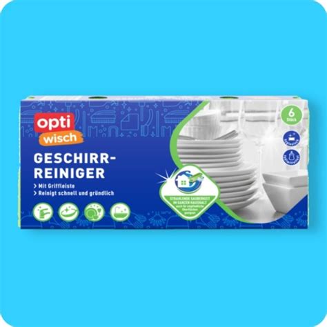 Optiwisch Topf Oder Geschirr Reiniger Mit Scheuerseite Von Aldi S D