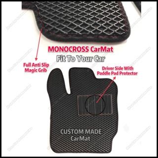 Toyota Chr Trapmat Carmat Customize Car Floor Mat Black With Red Lining