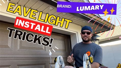 Install Once Use Year Round Lumary Permanent Outdoor Eave Light