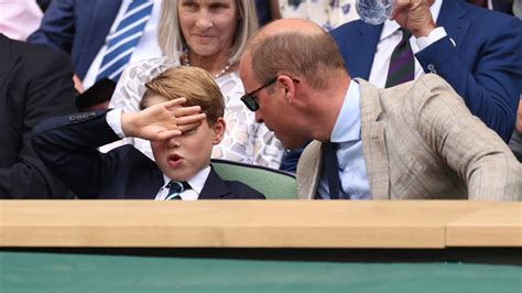 Prince George Makes First Appearance At Wimbledon Detail Sparks