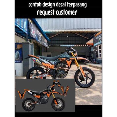 Frame Rangka Bodyset Body Full Rolling Sasis Crf L Sumo Supermoto