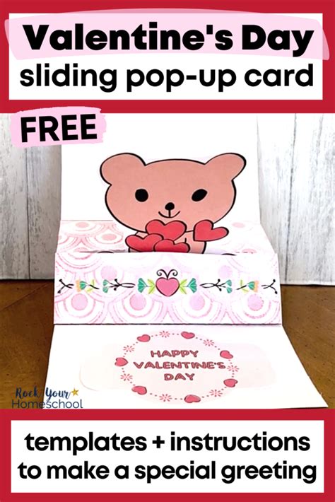 How To Make A Pop Up Valentine Card Plus Free Templates