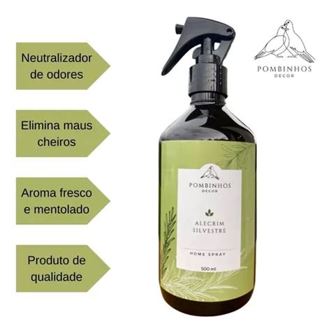 Aromatizador De Ambientes Home Spray Cozinha 500 Ml Alecrim