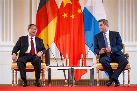 Premierminister und Pandas Söder in China