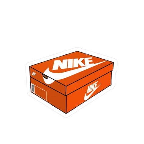 Nike Shoe Box Sticker Etsy