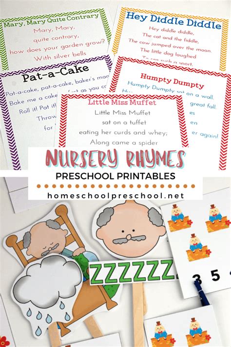 Free Printable Nursery Rhymes