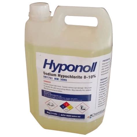 Naocl 8 10 Hyponoll Sodium Hypochlorite Liquid Rs 25 Kg Id 18966 Hot Sex Picture