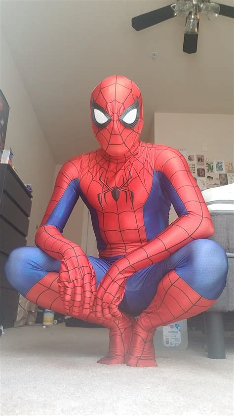 A little Spidey cosplay : r/Spiderman