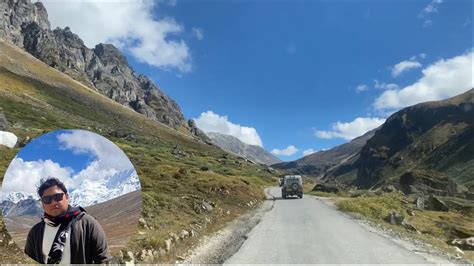 Most Beautiful Road In Lachung To Zero Point Sikkim Awesome Road Side