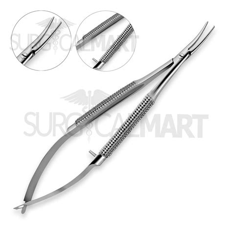 Barraquer Needle Holder 5 Curved Smooth Jaws Surgical Mart