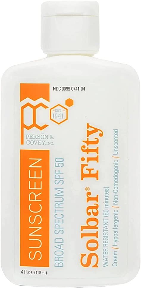 Solbar Solbar Fifty Pf Cream Sunscreen Spf 50 Unscented 4