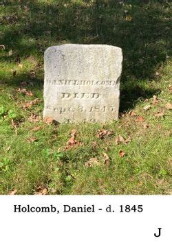 Daniel Holcomb Find A Grave Memorial