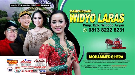 LIVE CAMPURSARI WIDYO LARAS 0813 8232 8231 Pernikahan Mohammed Hera