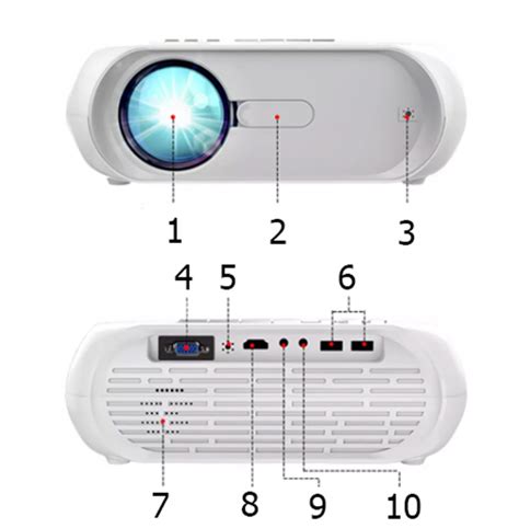 Projektor Rzutnik LED 4K Full HD 1080p 4500lm 4000 1 200 WiFi HDMI