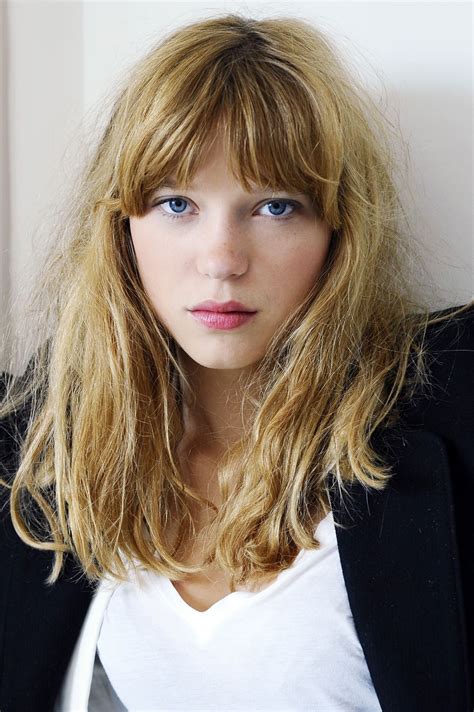 Wallpaper Lea Seydoux Blonde Blue Eyes Long Hair French Actress