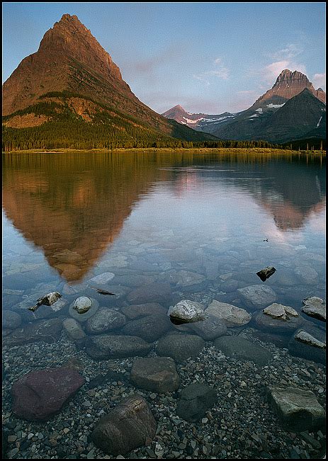 Sunrise, Grinnell Point, Many Glacier Area, Glacier National Park