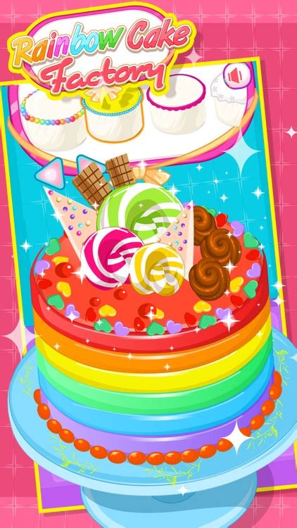 Rainbow Cake Factory Cooking Game For Kids By Zhenyu Yang