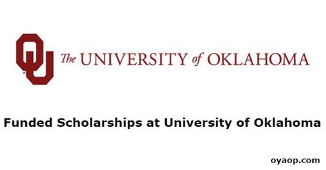 Funded Scholarships at University of Oklahoma - OYA Opportunities | OYA ...