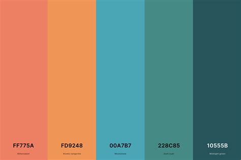 25 Best Sunset Color Palettes With Names And Hex Codes Creativebooster