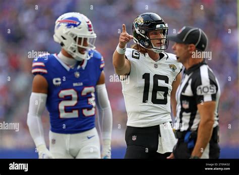 Jacksonville Jaguars Quarterback Trevor Lawrence 16 Gestures During