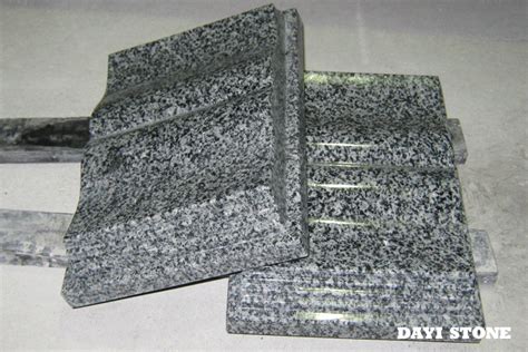 G Dark Grey Granite Headstone With Book Shaped Monument Xiamen