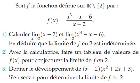 Limites De Fonctions Exercices De Maths En Terminale En Pdf