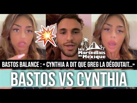 Bastos Balance Sur Cynthia Les Marseillais Elle Lui R Pond Et Le