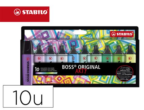 Papereria PAES S L ROTULADOR STABILO BOSS FLUORESCENTE 70 ARTY LINE