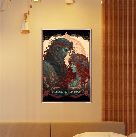 Hades and Persephone Art Print Greek Mythology Art Print Greek Mythology Poster Mythology Wall ...