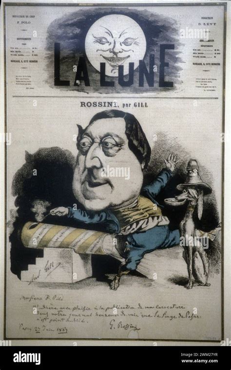 MME4795972 caricature du compositeur Gioacchino Rossini par André Gill