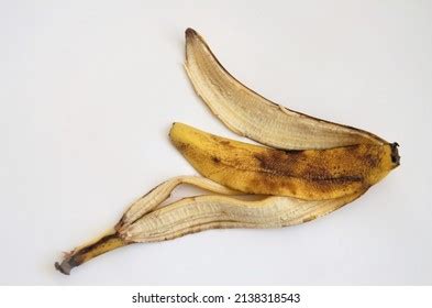 Banana Peel On White Background Waste Stock Photo Shutterstock