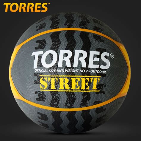 Мяч баскетбольный TORRES B02417, 7 размер, серый купить по выгодной ...