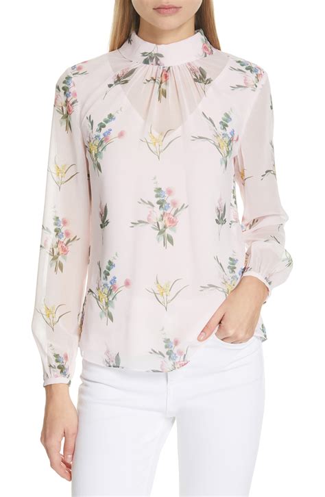 Ted Baker London Zemiaa Flourish Ruched Blouse Ted Baker Fashion