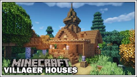 Minecraft Villager Houses - THE LIBRARIAN! - [Minecraft Tutorial] - YouTube | Cool minecraft ...