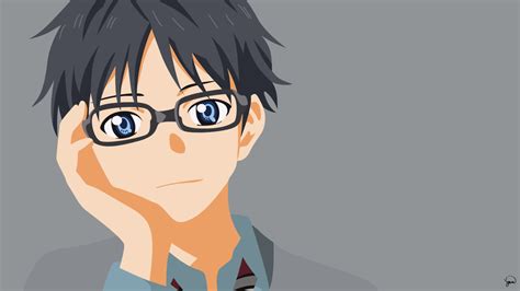 Illustration Anime Cartoon Shigatsu Wa Kimi No Uso Arima Kousei